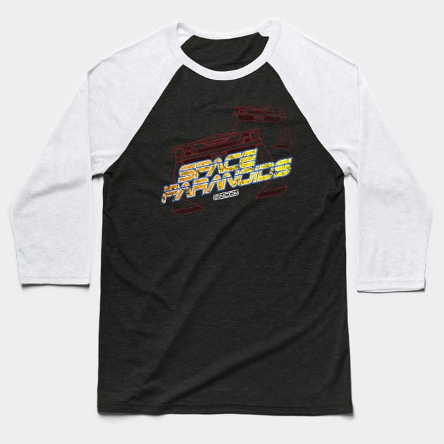 Space Paranoids Baseball T-Shirt by MindsparkCreative